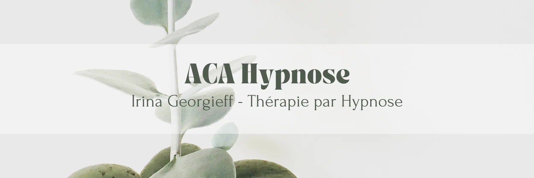 ACA Hypnose - Irina Georgieff