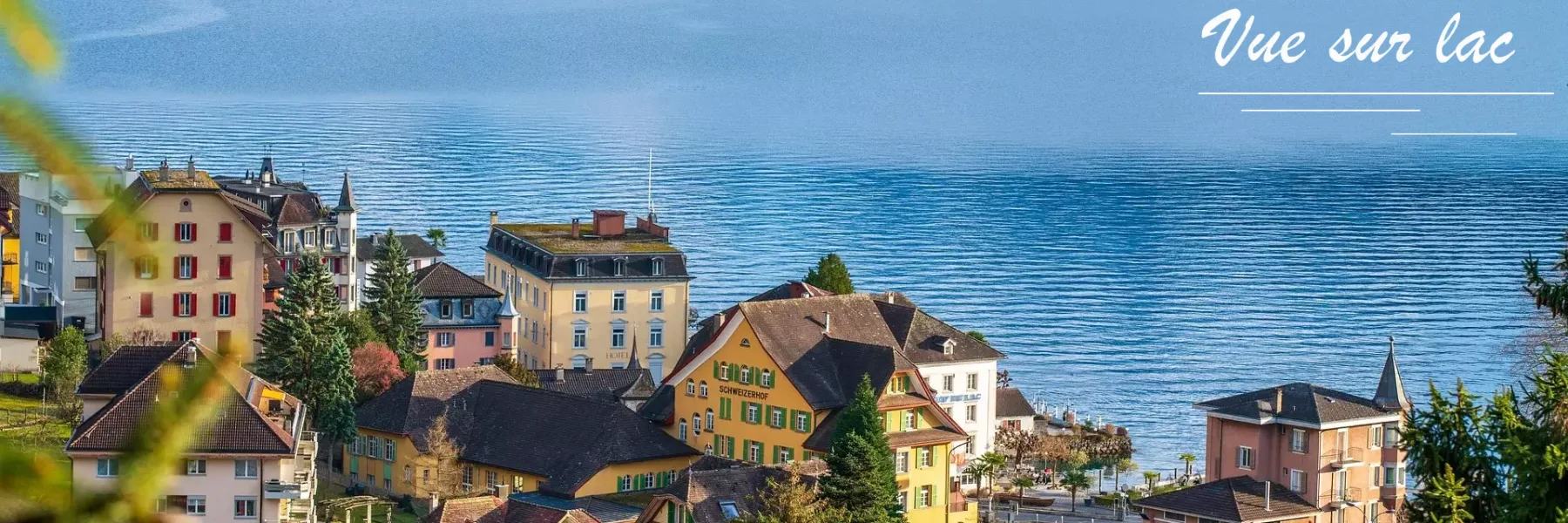 Vue sur lac Sàrl - Immobilier Lausanne