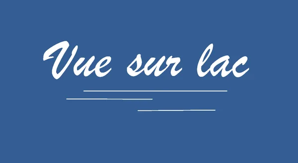 Vue sur lac Sàrl
