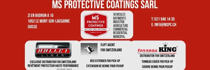 MSPC - MS Protective Coatings Sàrl - Revêtement Protecteur Haute Performance Bullet Liner