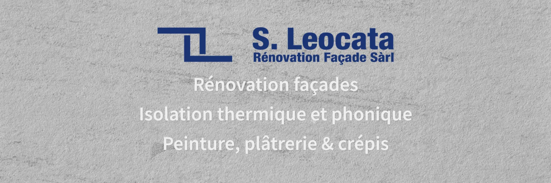 S. Leocata Rénovation façade Sàrl